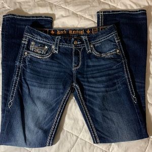 ROCK REVIVAL Womens Jeans 27 - Luiza Bootcut
